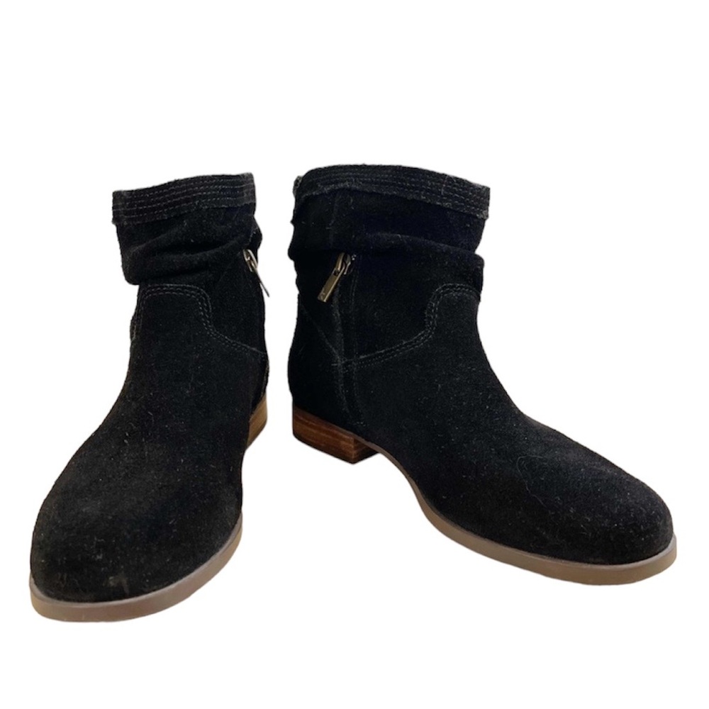 Koolaburra by UGG Lorelei Slouchy Black Suede Ankle Booties Size 7